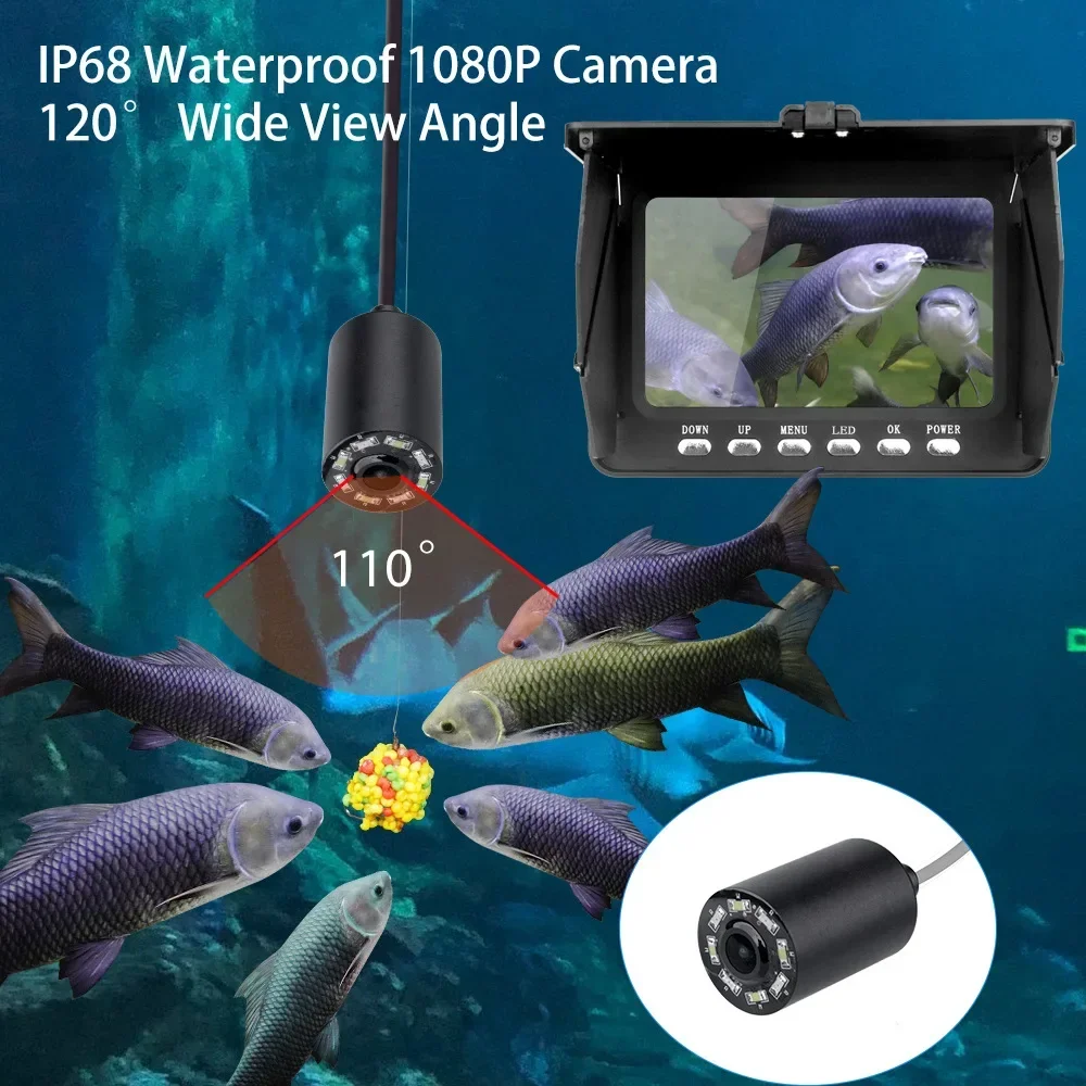 Fishfinder 5,0 inch LCD-scherm - Fish Finder Cable recensie en prijs
