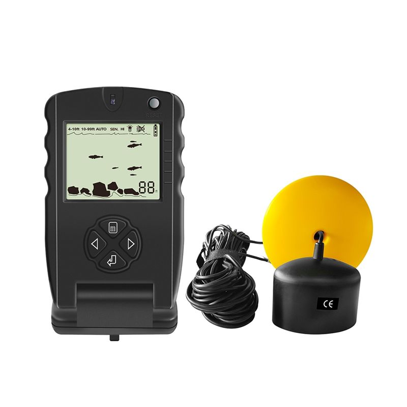 Nieuwe draagbare viszoeker, ij - Fish Finder Transducer recensie en prijs