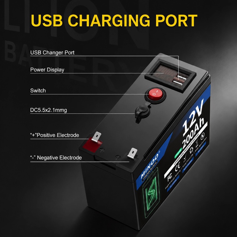 12V 200Ah LiFePO4 Batterij Dee - Fish Finder Charger recensie en prijs