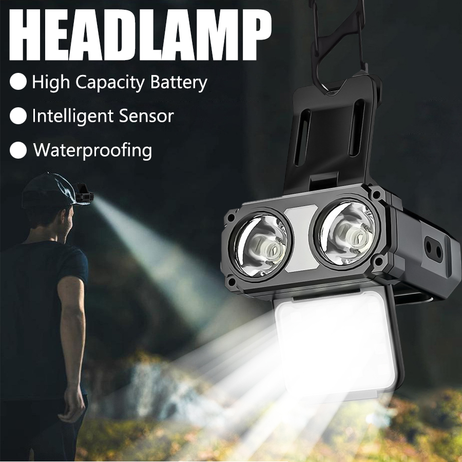 Sensor COB LED-koplamp Cap Cli - Fishing Light recensie en prijs