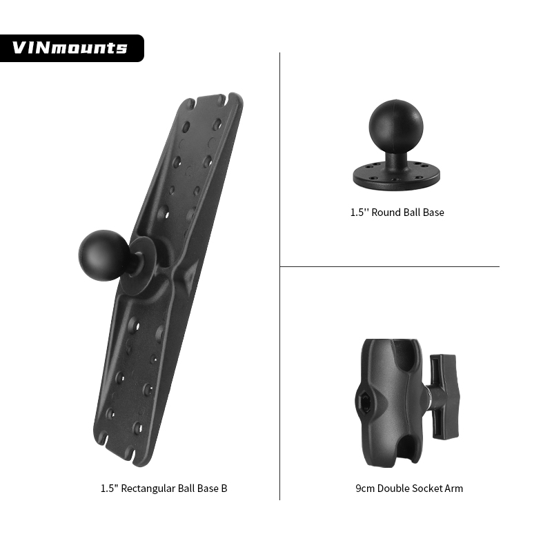 Aluminium viszoekerhouder met  - Fish Finder Mount recensie en prijs